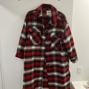 Plaid Shaket - red